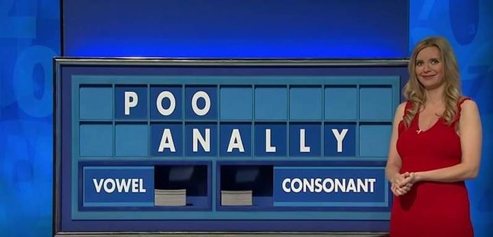 Rachel Riley couldn't hide her smirk on the latest edition of Countdown