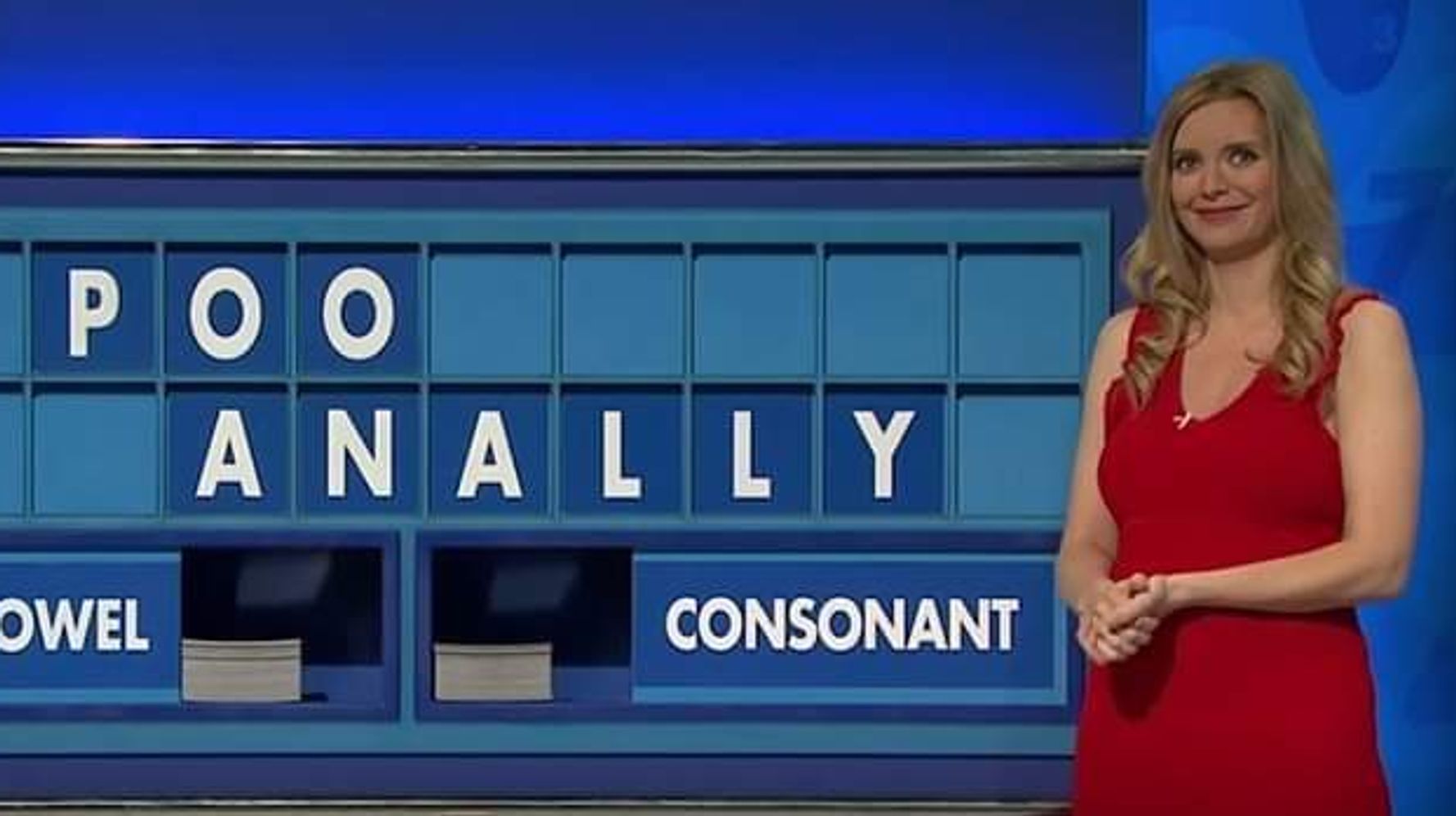 Rachel Riley Spells Out &#39;Poo Anally&#39; On Countdown, Reacts Accordingly |  HuffPost UK Entertainment