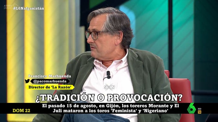 Francisco Marhuenda, en 'LaSexta Noche'.
