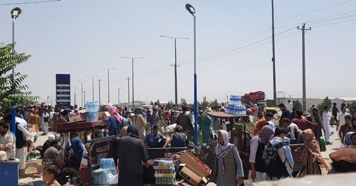 7 Killed In Crowd At Kabul Airport As Afghans Try To Flee