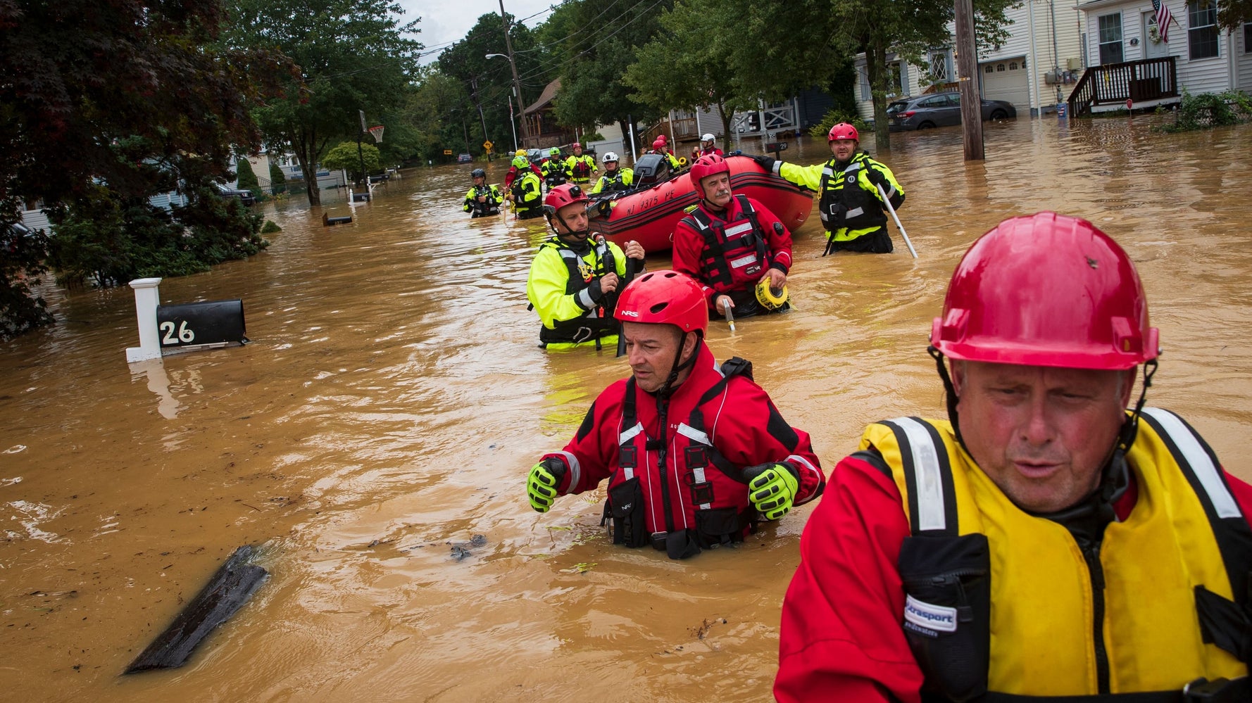 Henri Hurls Rain As Storm Settles Atop Swamped Northeast