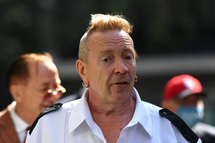 John Lydon pictured arriving in court last month