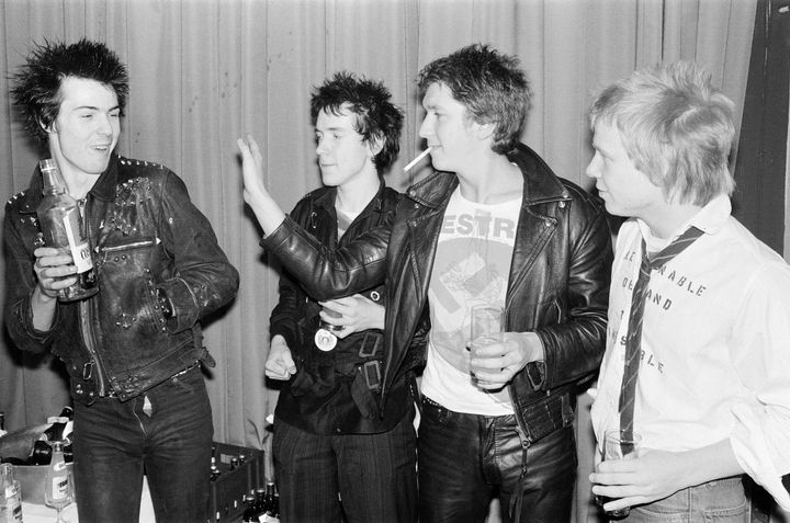 The Sex Pistols pictured in the late 1970s