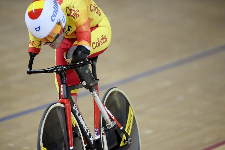 Ricardo Ten, en el velódromo de Rio en el Mundial de 2018