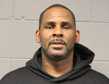 R. Kelly after his arrest on Feb. 22, 2019, in Chicago. Kelly is being tried in New York City on several federal counts.