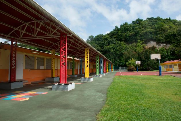 Une école de Pointe-à-Pitre, en Guadeloupe, le 5 septembre