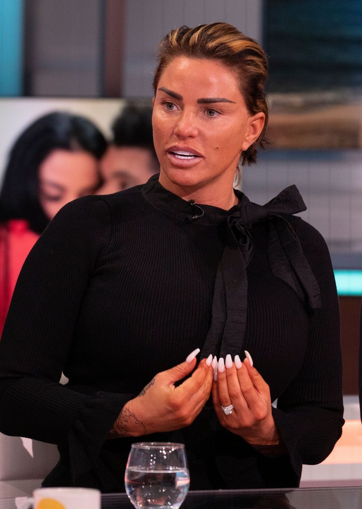 Katie Price on Good Morning Britain earlier this year