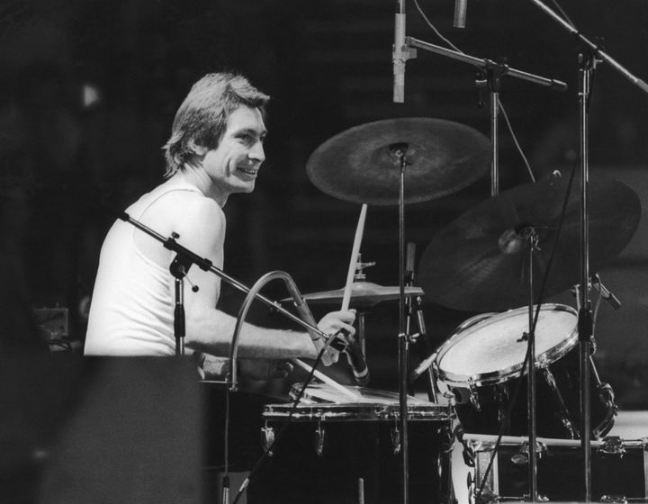 El batería Charlie Watts, durante un concierto en una imagen de archivo.