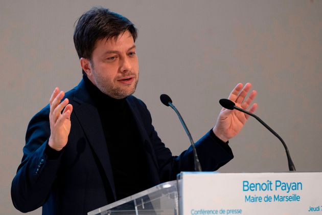 Benoît Payan, ici donnant une conférence de presse à Marseille, le 7 janvier 2021.