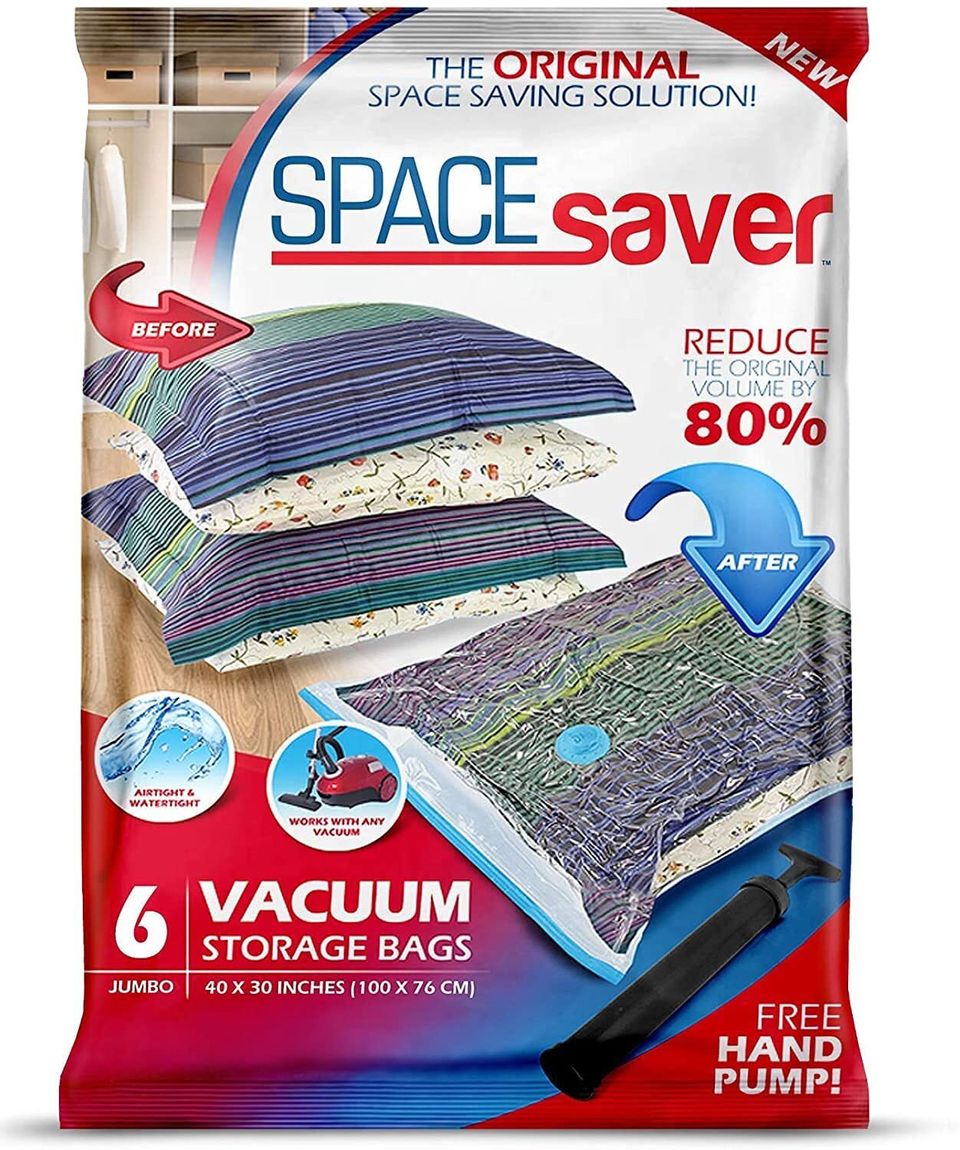 Simple Houseware Vacuum Storage Space Saver for Bedding, Pillows, Towel,  Blanket, Clothes Bags 15 Pack - 2Jumbo, 5Extra Large, 4Large, 4Medium 