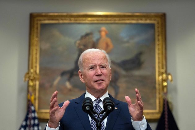 Joe Biden, ici s'exprimant depuis la Maison Blanche à Washington, aux États-Unis, le 24 août 2021.