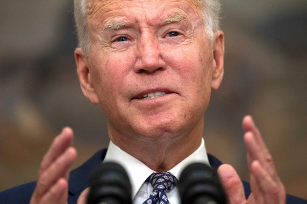 US president Joe Biden speaks about the ongoing evacuation of Afghanistan from the White