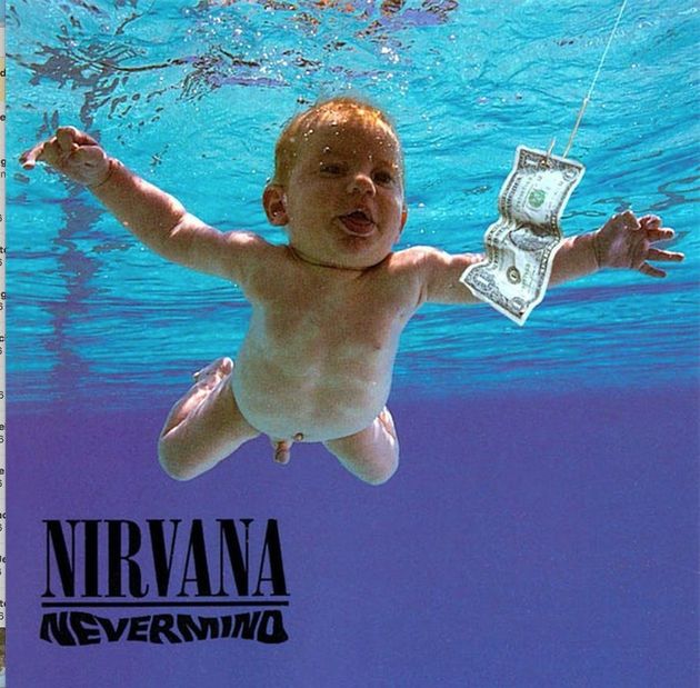 La pochette de l'album Nirvana sur laquelle apparaît Elden Spencer qui porte plainte pour 