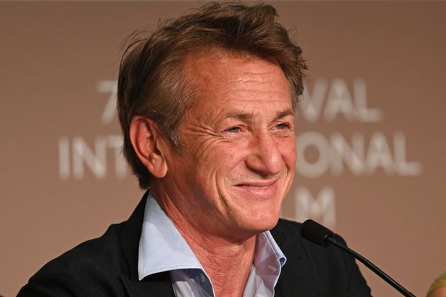 Sean Penn lors de la conférence de presse pour son film iFlag Day/i à la 74ème édition du Festival de Cannes, le 11 juillet 2021.  