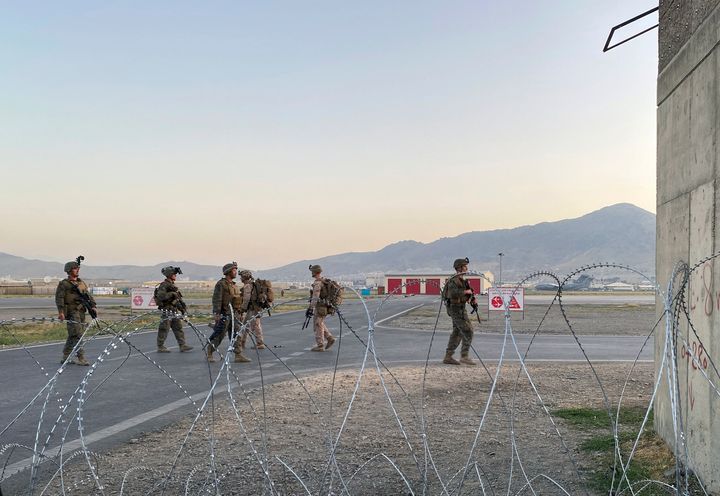 Αμερικανοί στρατιώτες στο αεροδρόμιο της Καμπούλ