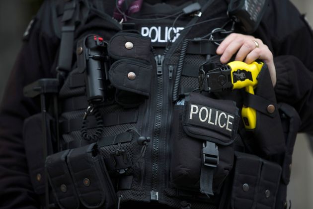 L'IOPC, équivalent britannique de l'IGPN, s'inquiète de l'usage disproportionné de tasers par la police contre certaines catégories de population, et notamment les personnes noires (photo d'illustration prise à Londres, en novembre 2015).