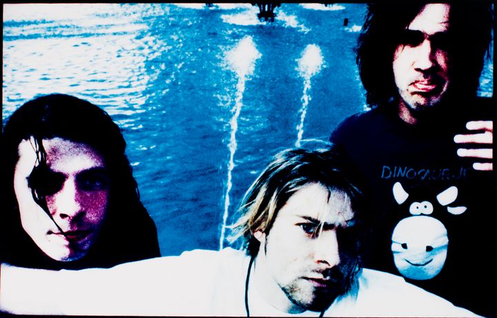 Nirvana pictured in August 1991