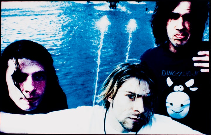 Nirvana pictured in August 1991