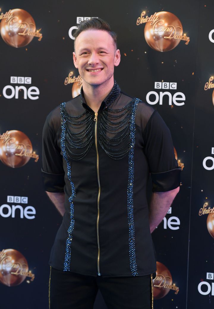 Kevin Clifton at the Strictly red carpet launch in 2018