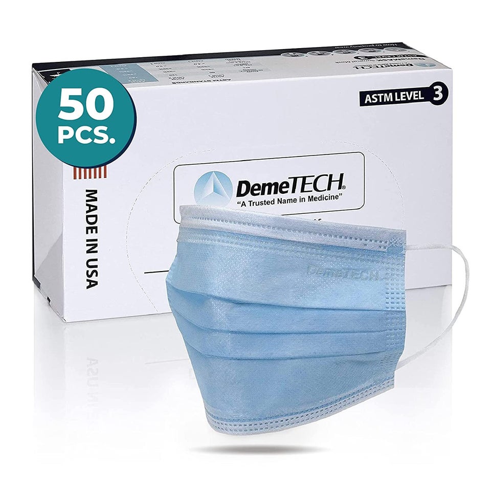 DemeTECH Kids - Face mask - disposable - yellow (pack of 50)