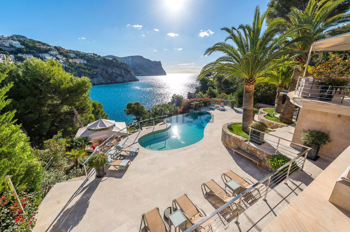 Villa con embarcadero en Port d’Andratx, Mallorca.
