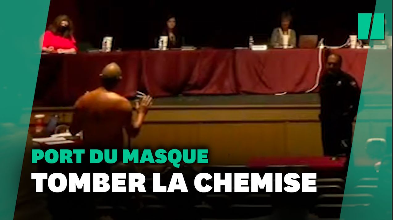 Au Texas, ce père se déshabille pour réclamer le masque obligatoire à l'école