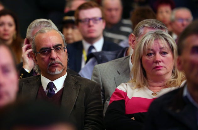 Andy and his wife Carolyne at a UKIP event in