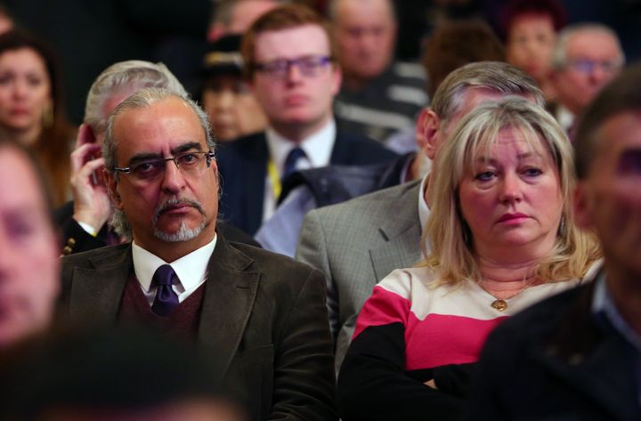 Andy and his wife Carolyne at a UKIP event in 2015