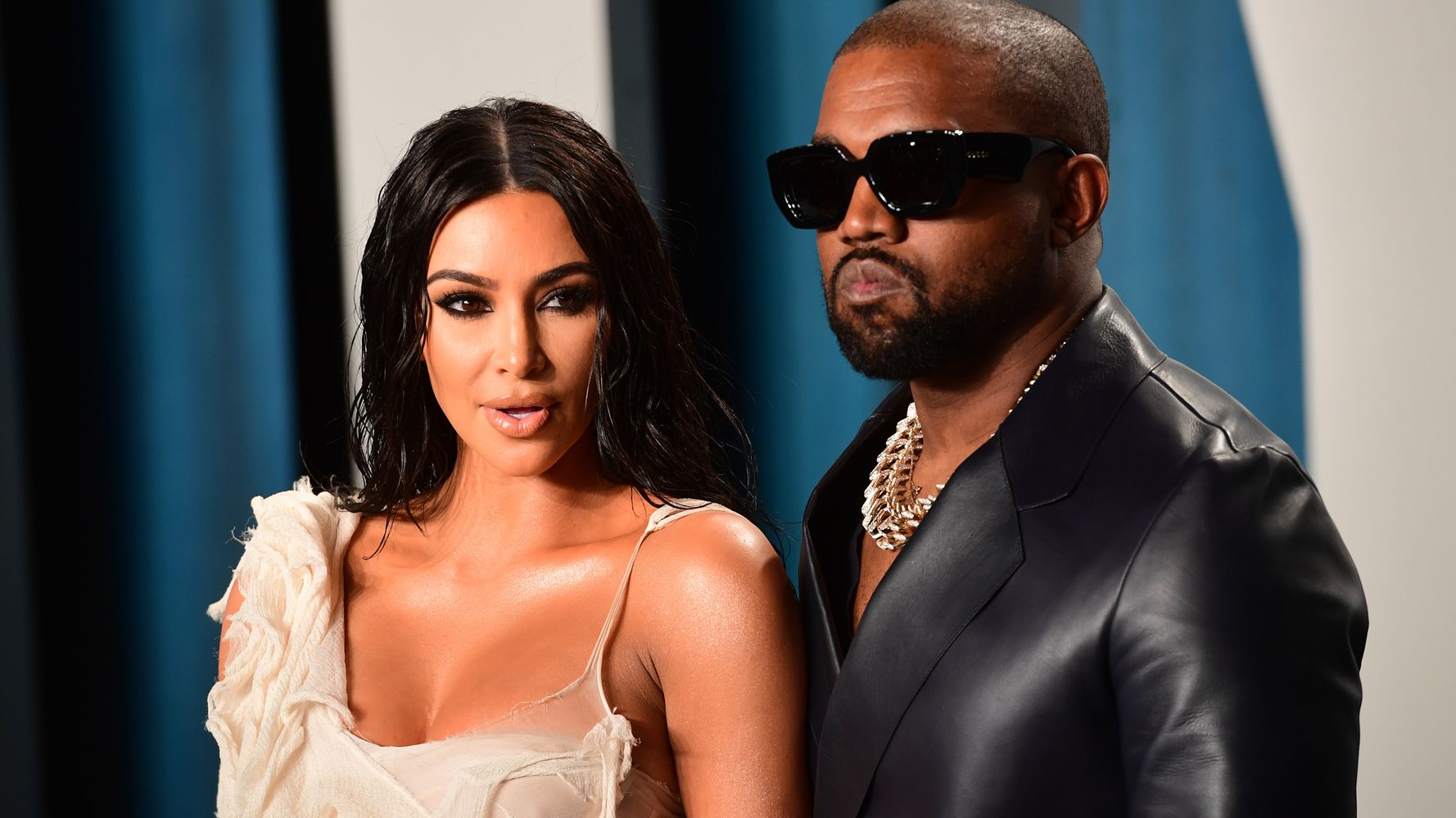 Kim Kardashian Appears At Kanye West's 'Donda' Event In Wedding Gown