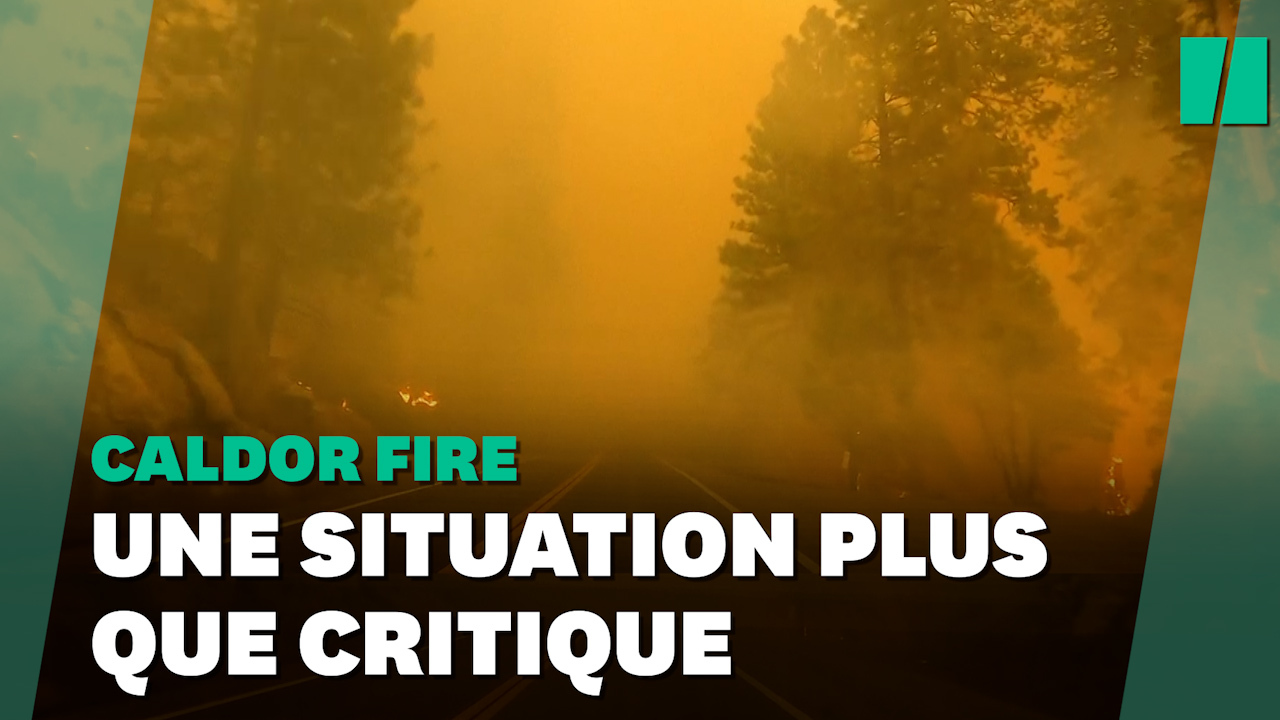 Le Caldor Fire en Californie recouvre la région d’une épaisse fumée