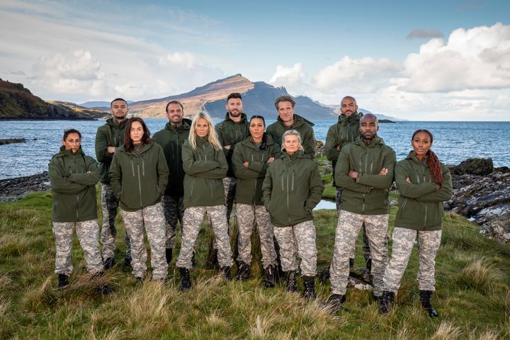 Saira (pictured on the far left) with the rest of the Celebrity SAS: Who Dares Wins cast