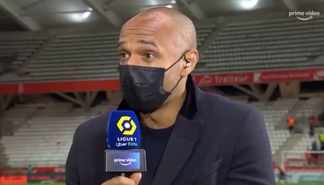 Thierry Henry avait fait ses débuts en tant que consultant sur la plateforme de streaming le 21 août dernier lors de Monaco-Lens.