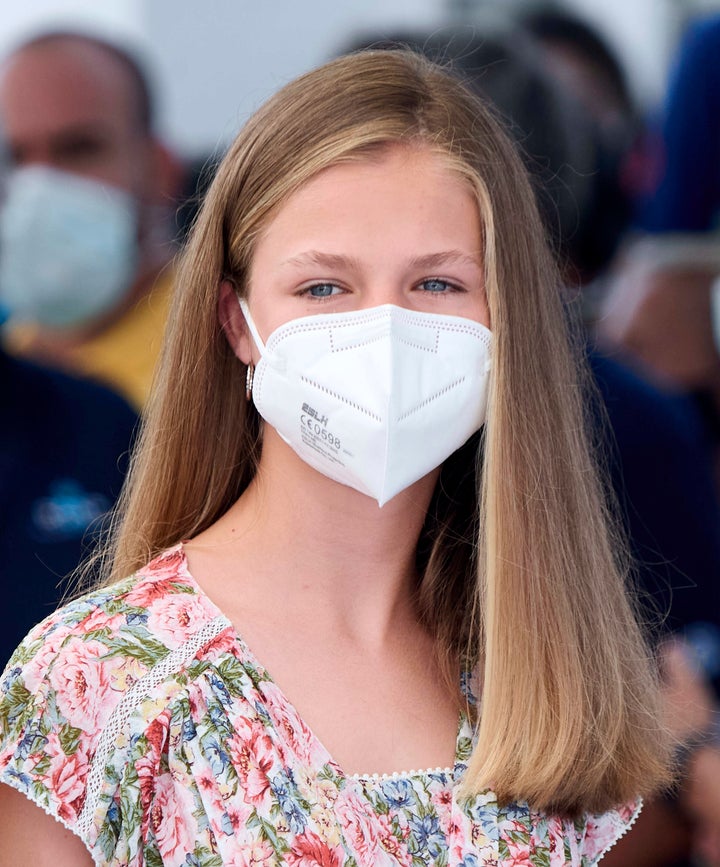 La princesa Leonor, en el Real Club Náutico de Palma el 7 de agosto de 2021.