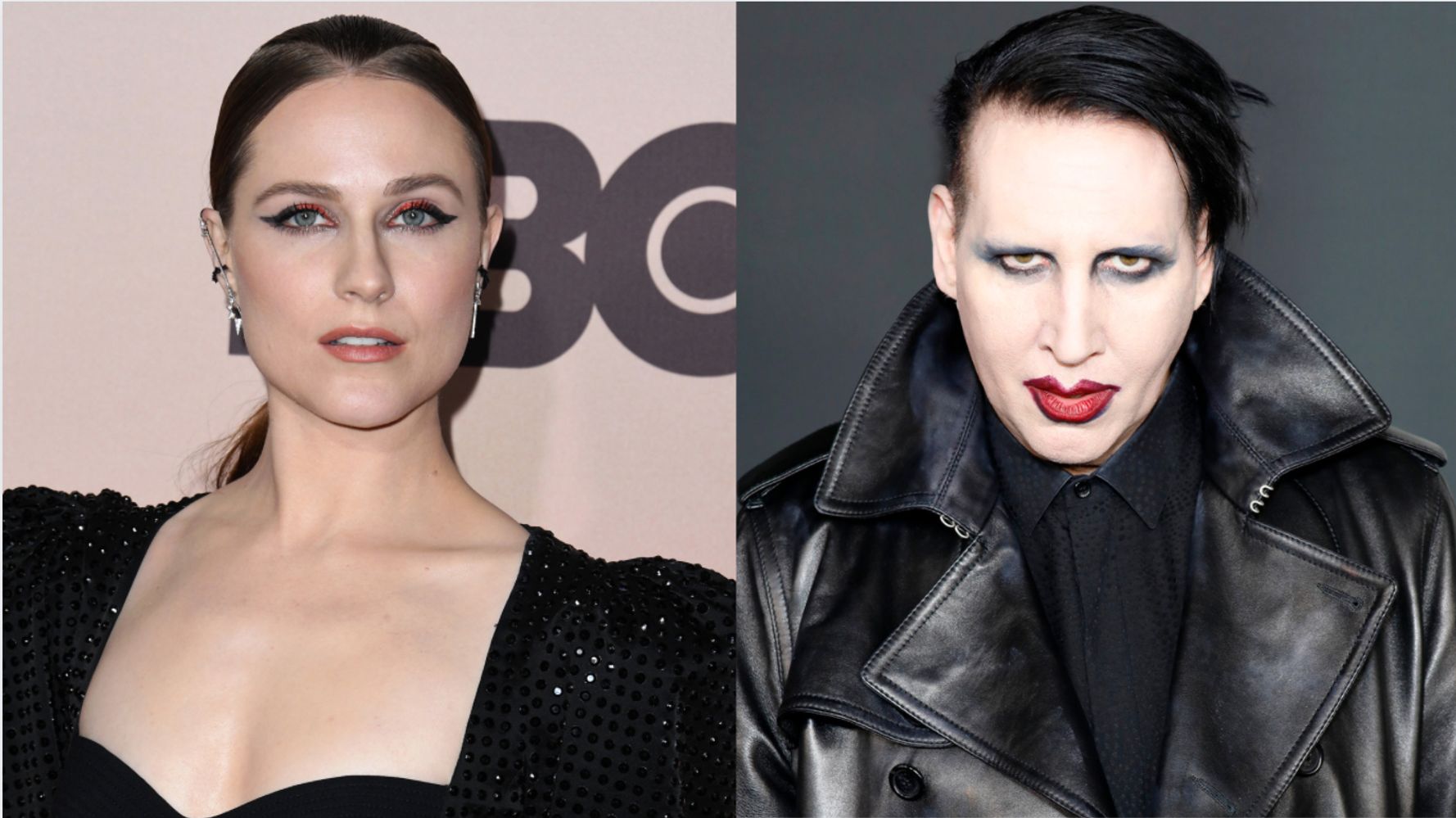 Evan Rachel Wood Flips Off Marilyn Manson After Kanye West 'Re-traumatized' Survivors