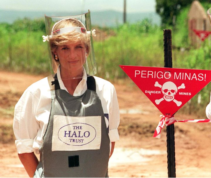 1997年にはアンゴラを訪れ、地雷除去活動に勤しんだ