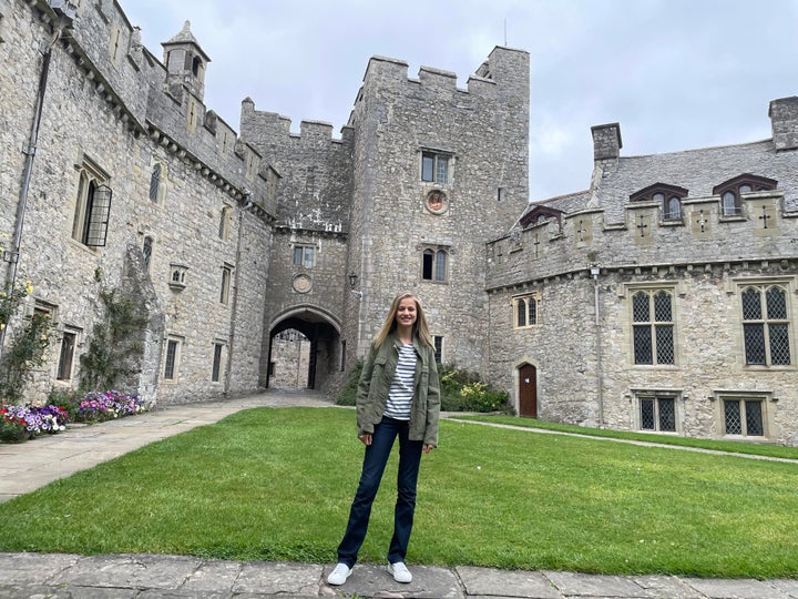 La princesa de Asturias, en el UWC Atlantic College.