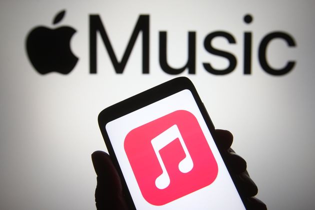 Image d'illustration du logo de l'application Apple Music prise le 18 avril 2021.