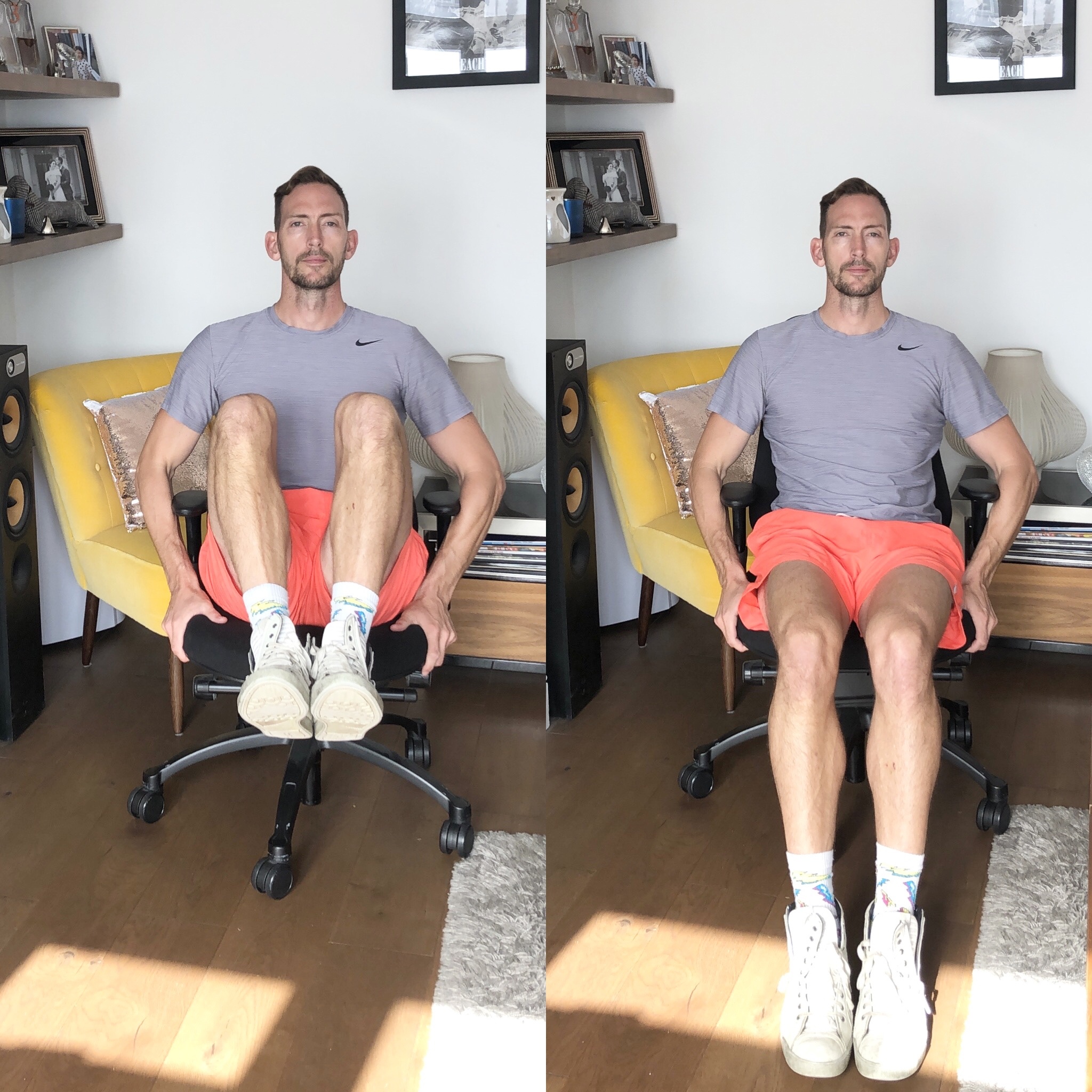 5 minute chair discount workout