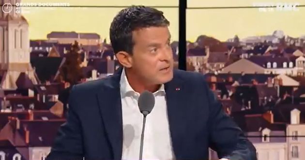 Manuel Valls sur le plateau de RMC mercredi 1er septembre 2021.