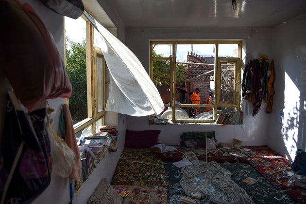 Ahmed (not his real name) and his family are squeezed into one room where they are in