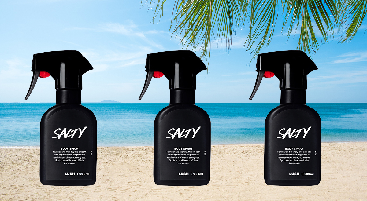 Lush s Salty Body Spray Is Designed To Smell Like The Beach. We