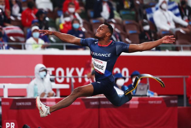 Le sauteur Dimitri Pavadé a décroché la médaille d'argent aux Jeux paralympiques de Tokyo, le 1er septembre 2021.