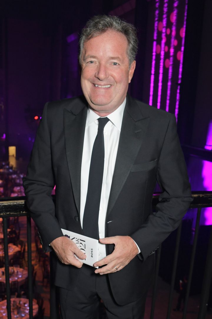 Piers at the GQ Men Of The Year awards on Wednesday night