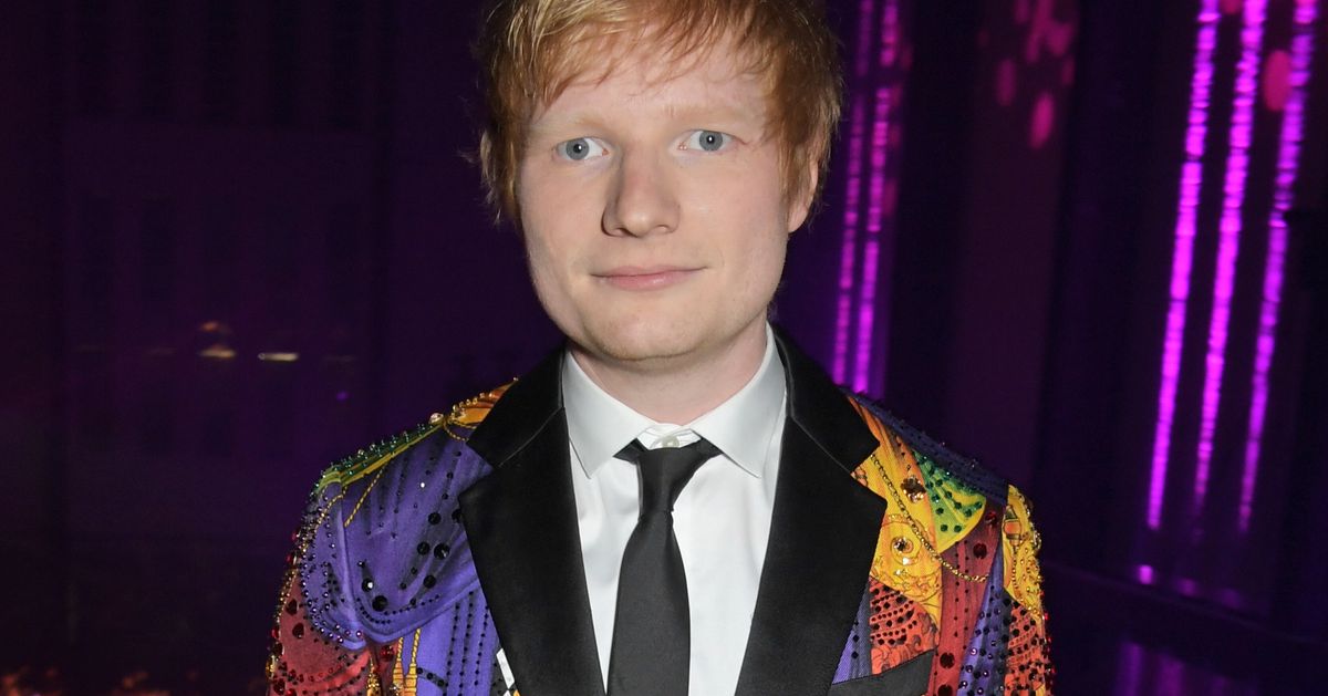 Elton John styled Ed Sheeran for GQ Men of the Year Awards