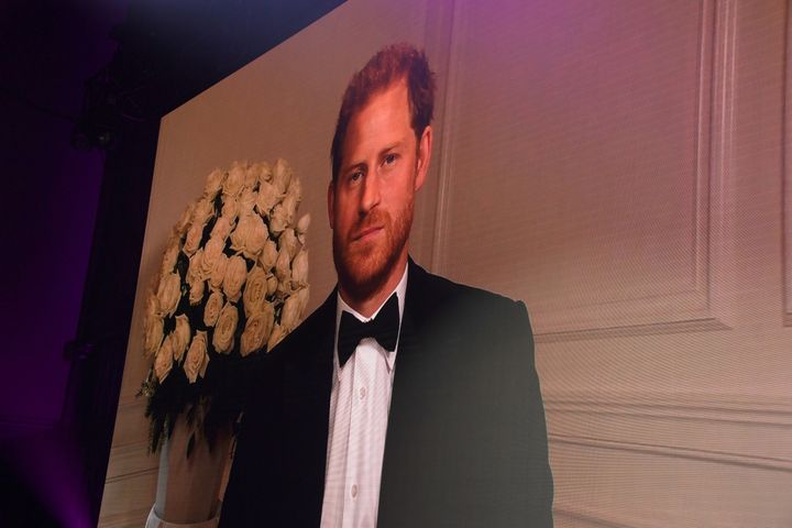Prince Harry, the Duke of Sussex appeared via video link at the 24th GQ Men of the Year Awards on Monday