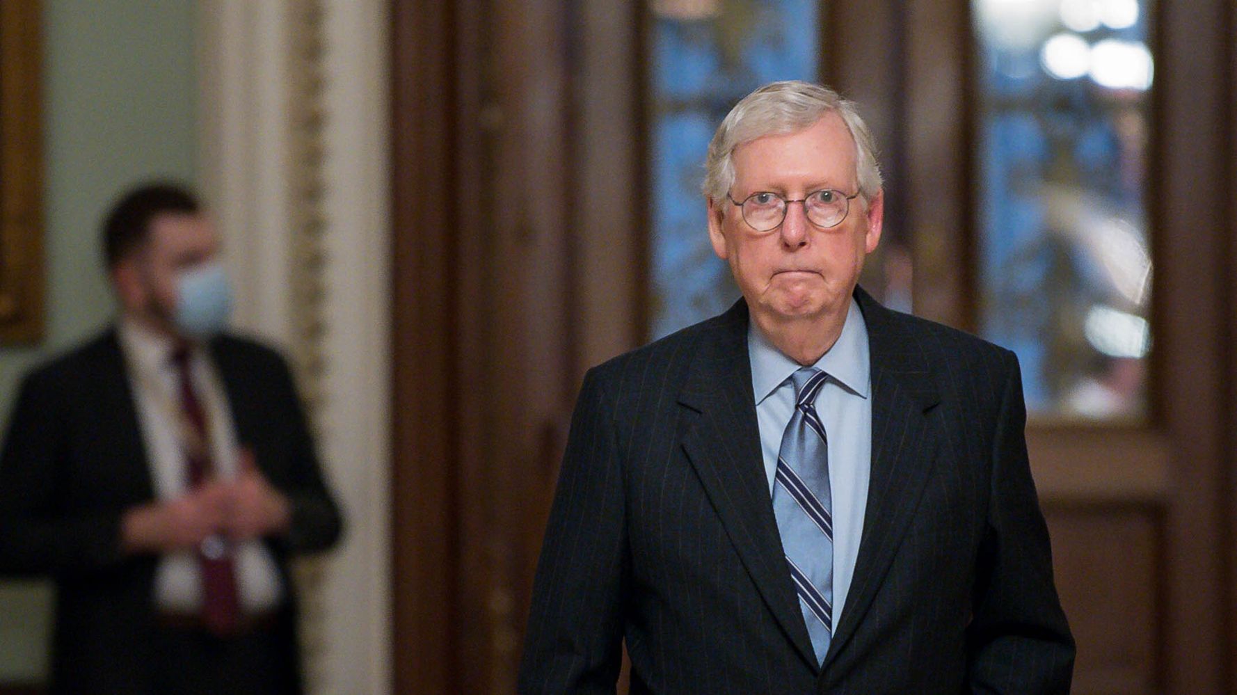 Mitch McConnell Gives GOP A Reality Check In Response To Demands For Biden's Ouster