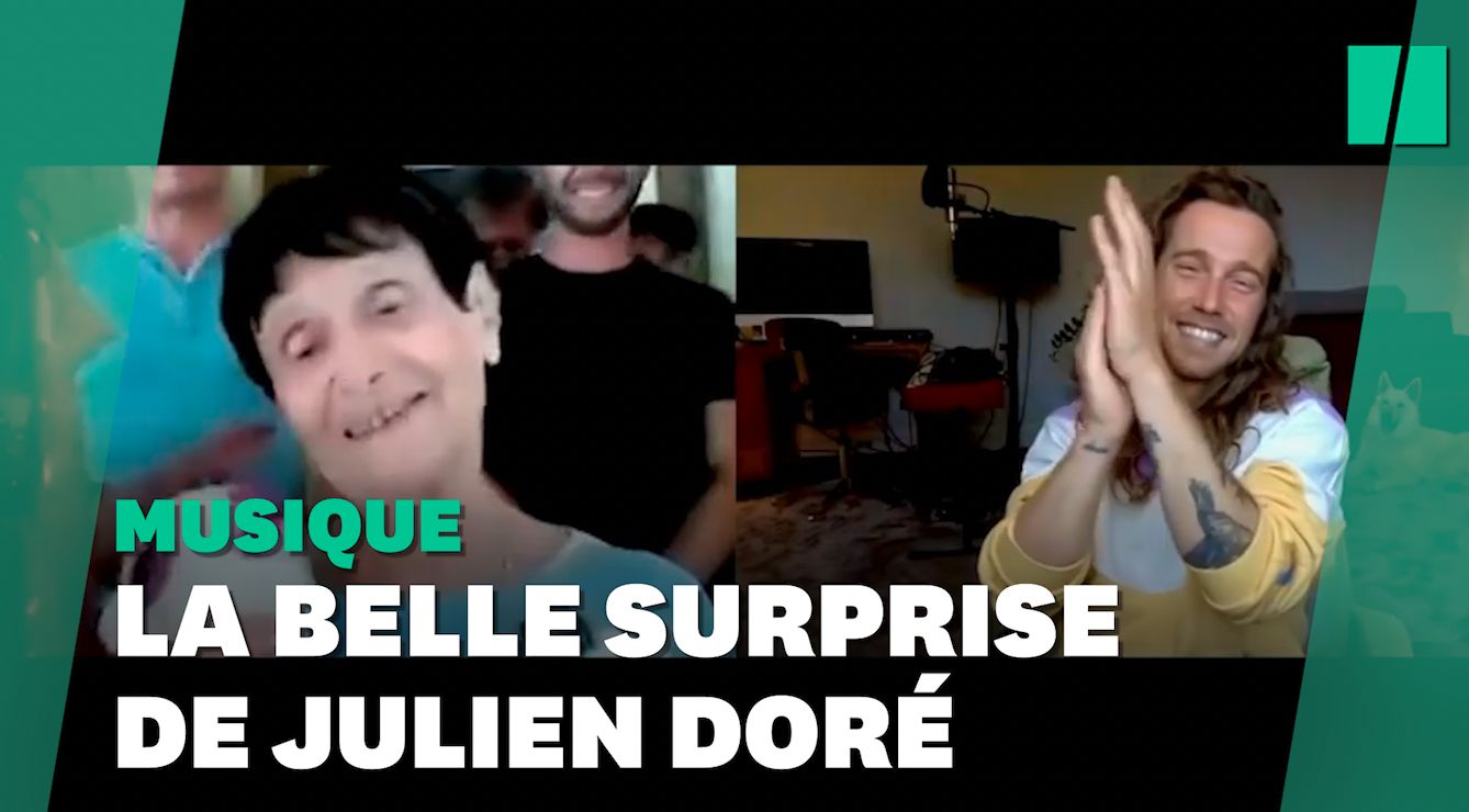 Julien Doré a fait la plus belle des surprises à Paulette, 90 ans