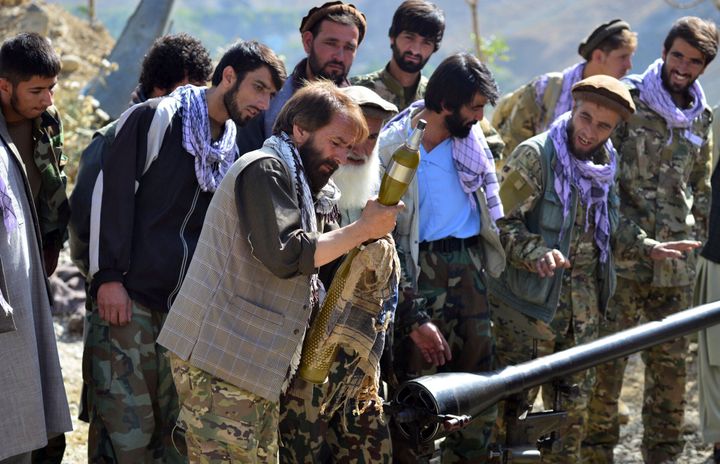 Αντάρτες πιστοί στον οπλαρχηγό Αχμάντ Μασούντ που εξακολοθούν να μάχονται κατά των Ταλιμπάν στην κοιλάδα του Παντσίρ.