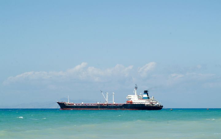 2008 - Greece - Cargo Ship At Sea