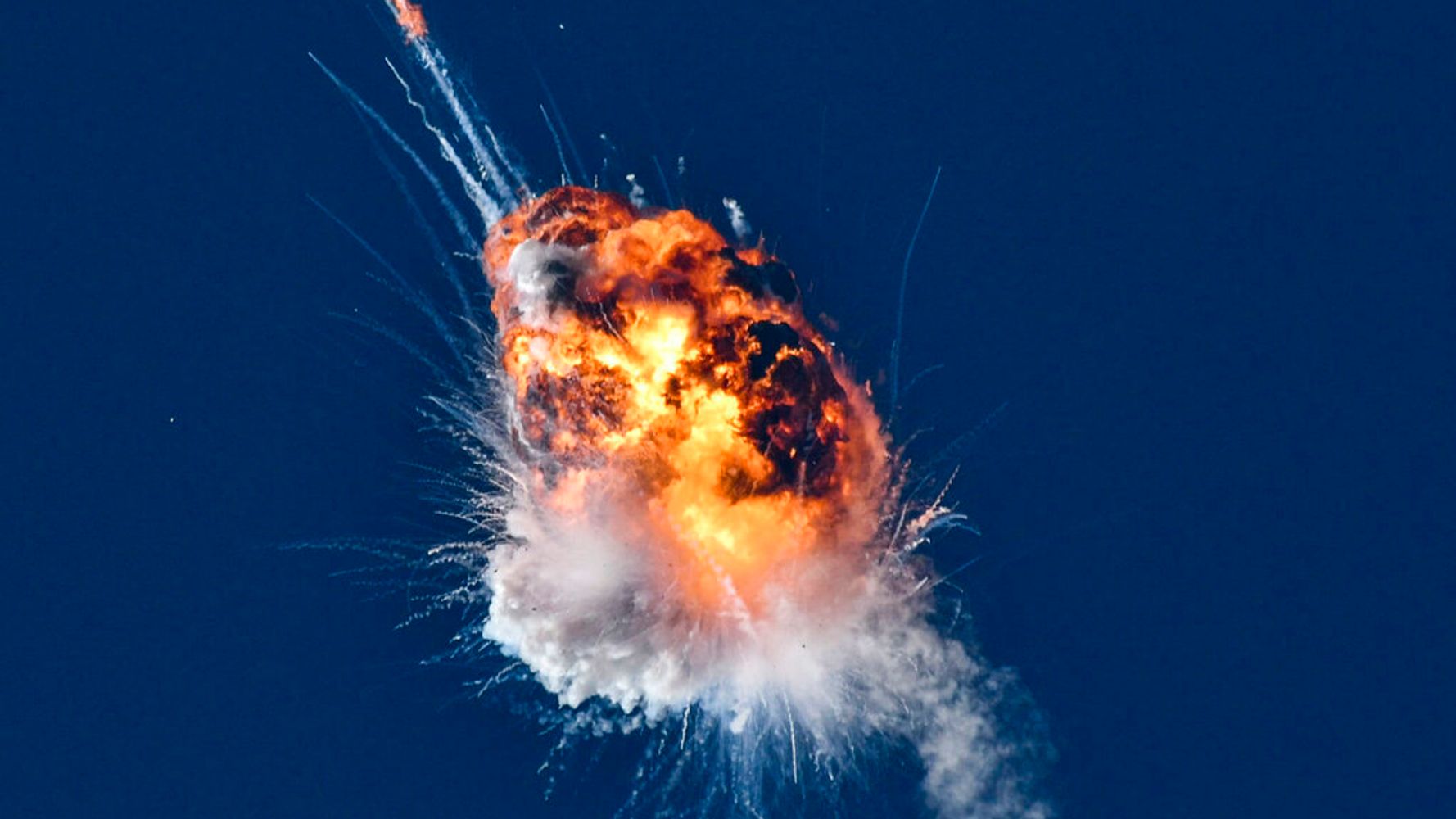 Rocket ‘Terminated’ In Fiery Explosion Over Pacific Ocean